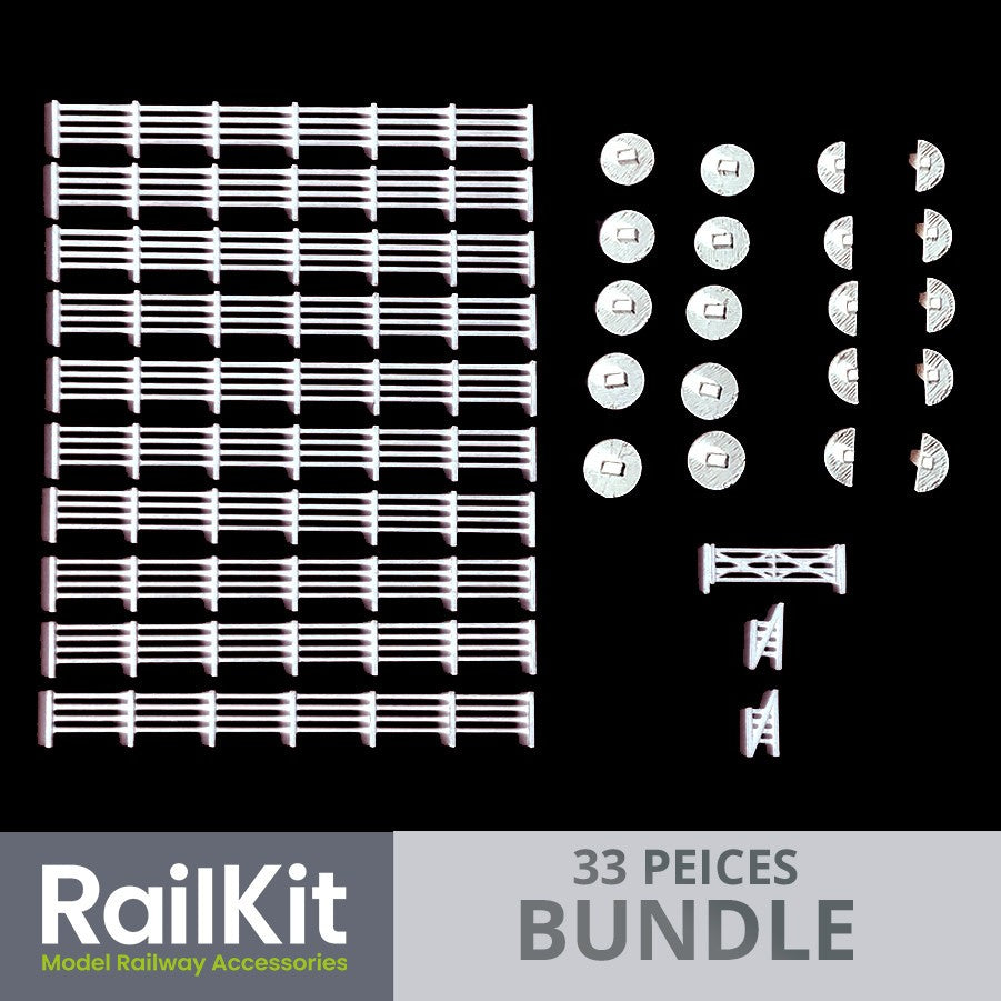 Freestanding Fencing Kit and Bundles 1/76 OO Gauge