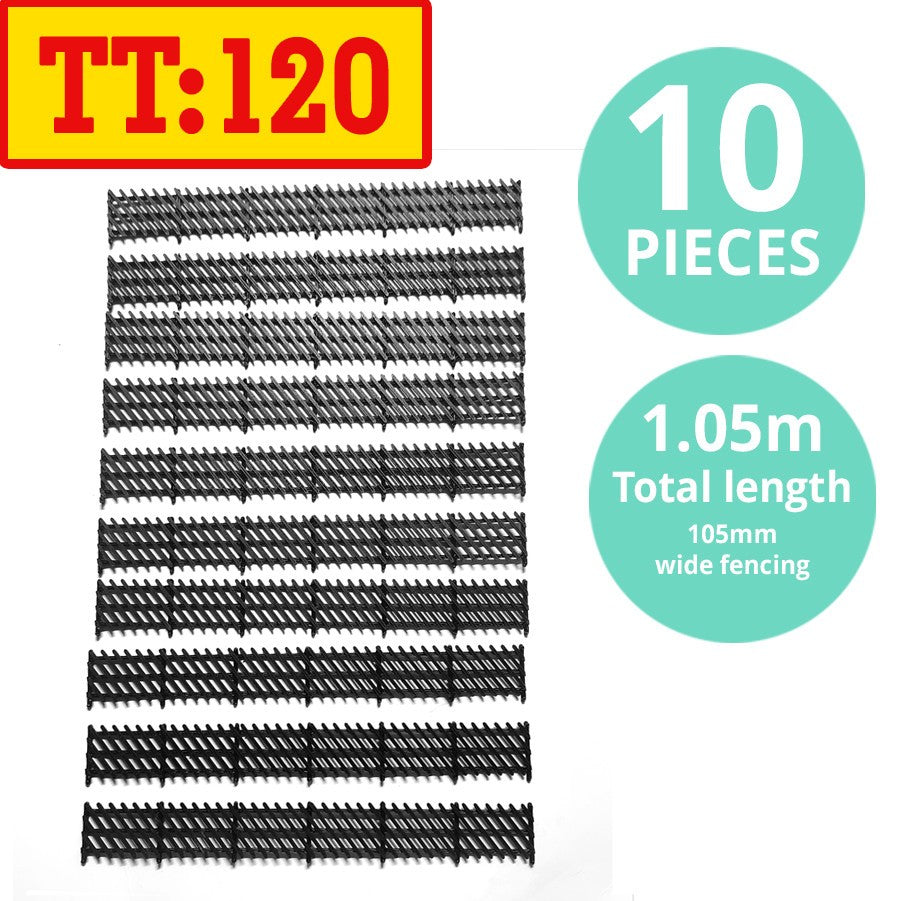 Fencing Station Style model Fence Midland Diagonal Style, 3 colours 1/120