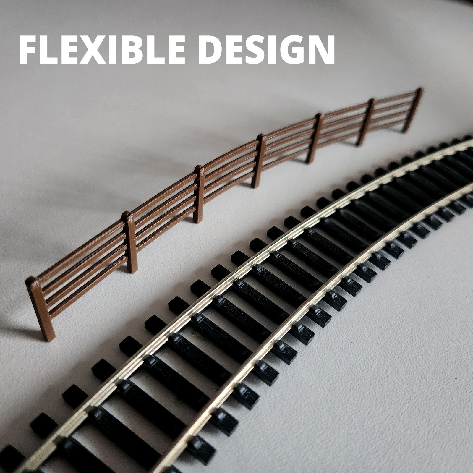 Railkit Wood Fencing 13 pack, Fences for OO Gauge 1/76 Model Railways