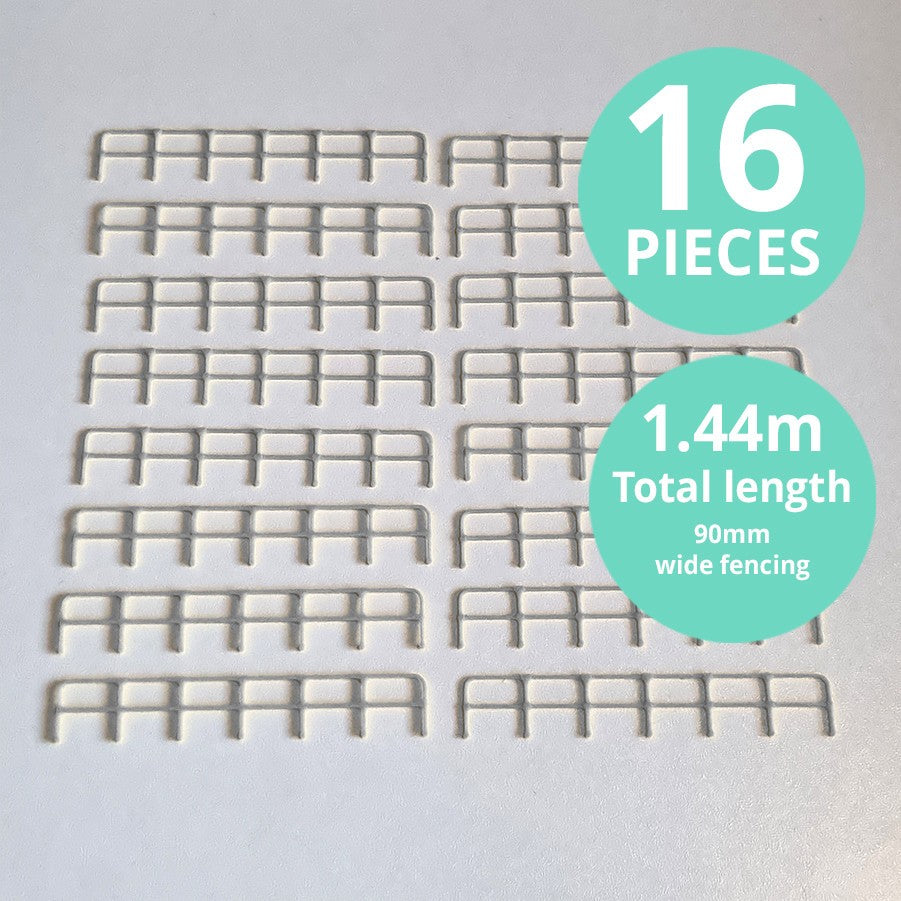 Safety Railings Silver 00 gauge 1/76