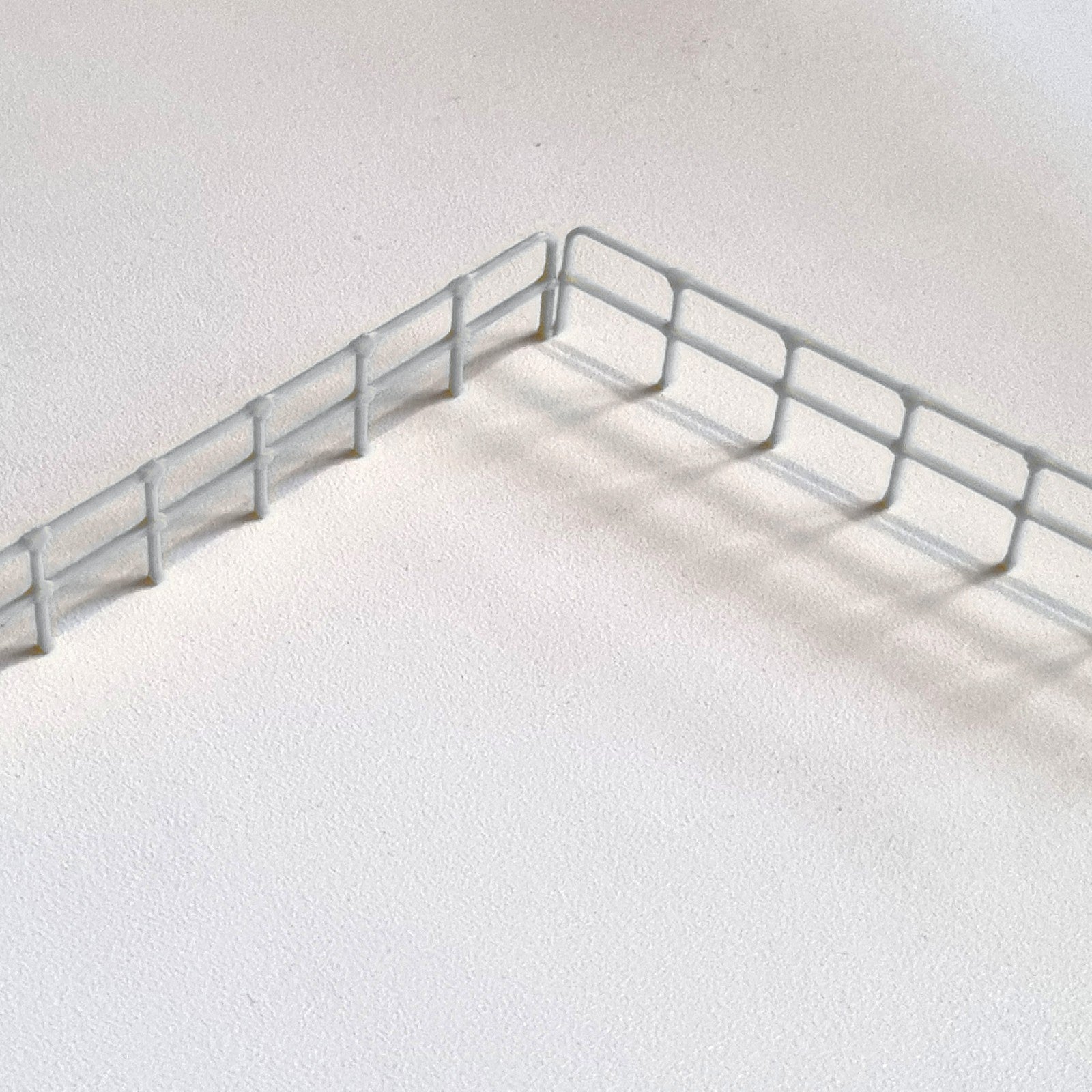 TT:120 Safety Railings Model Railway Fencing Steel Silver 1:120 scale
