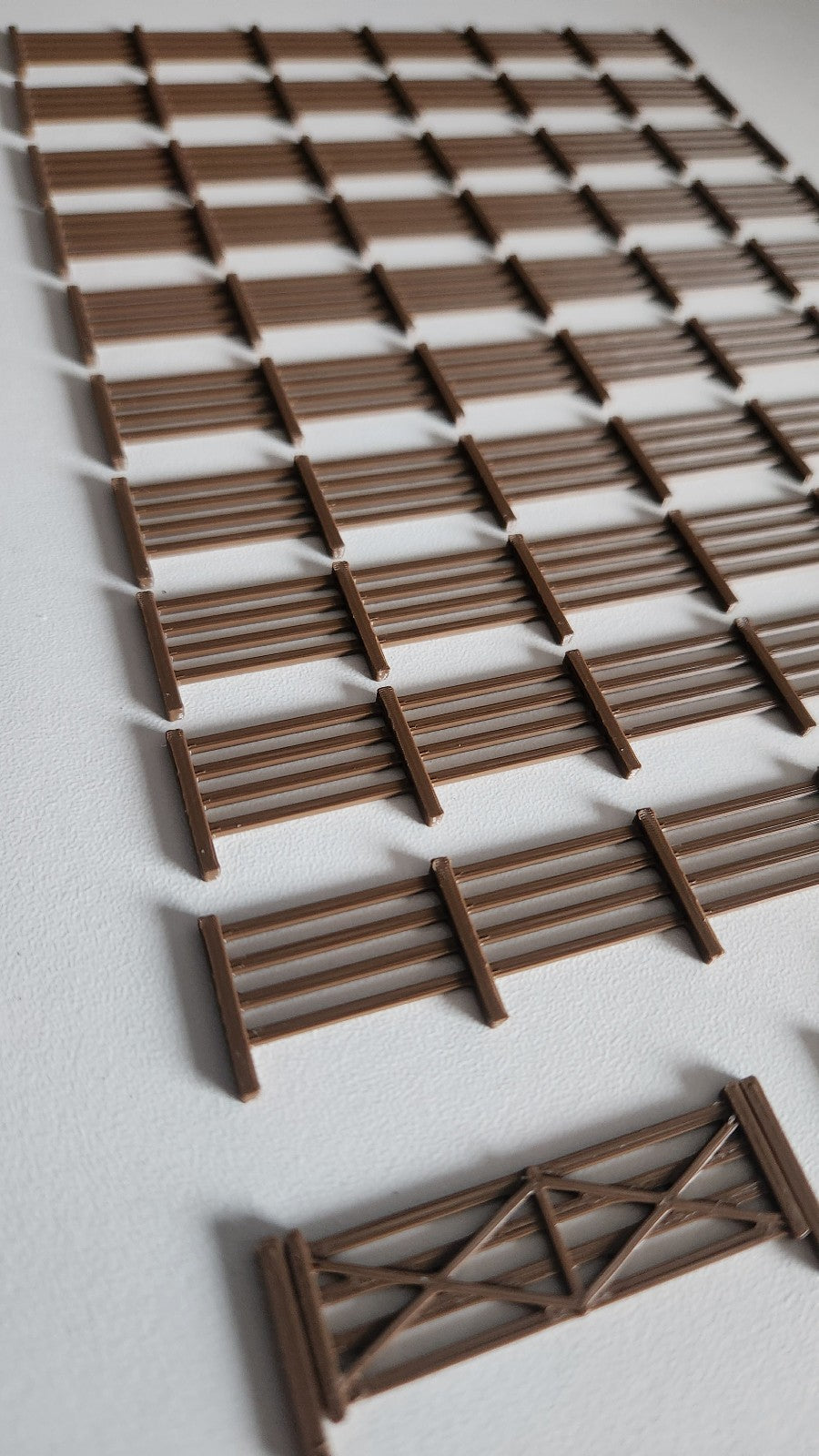 Railkit Wood Fencing 13 pack, Fences for OO Gauge 1/76 Model Railways