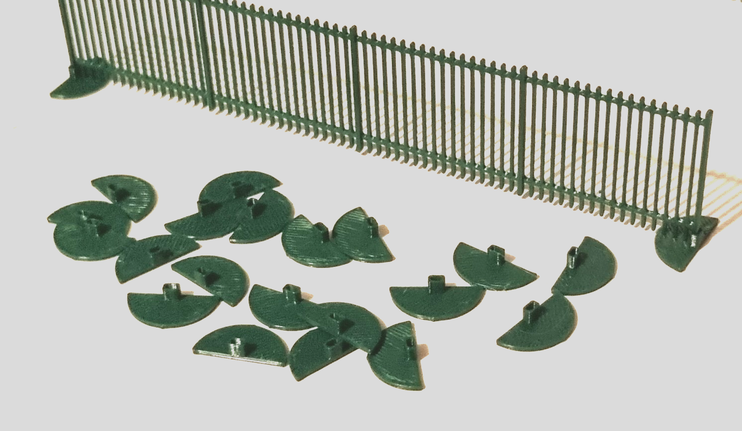 Railkit OO gauge Security Railings Feet