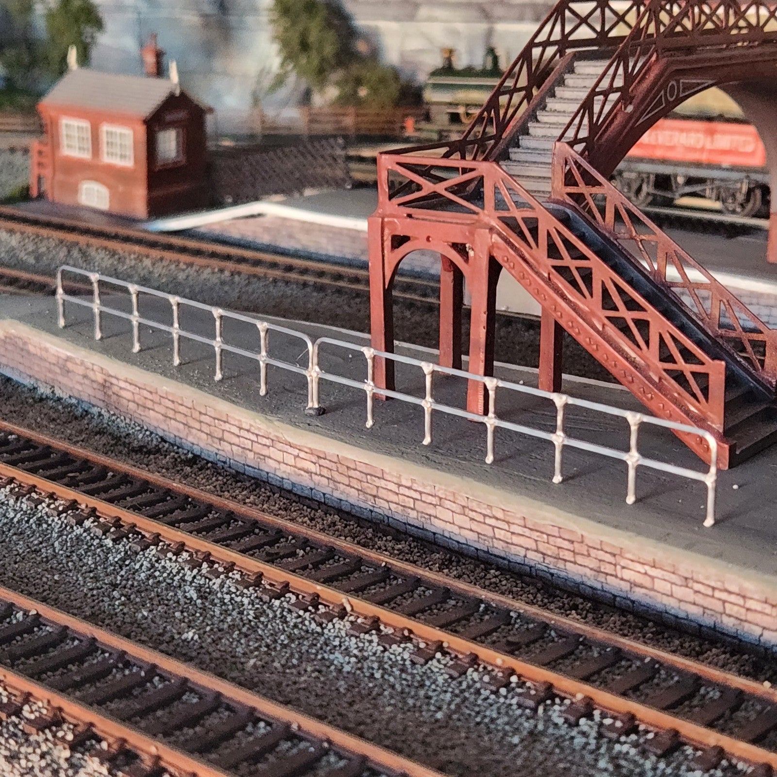 Safety Railings Yellow N gauge 1/148