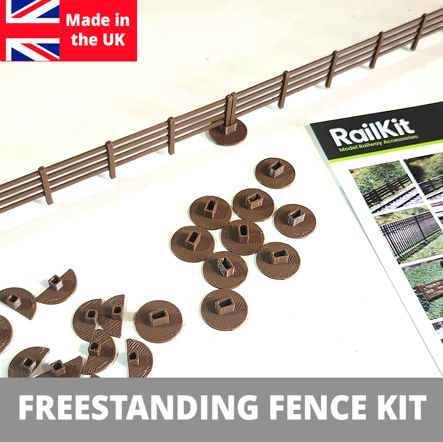 Freestanding Fencing Kit and Bundles 1/76 OO Gauge
