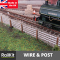 Wire and post stlye Railings OO Gauge 1/76