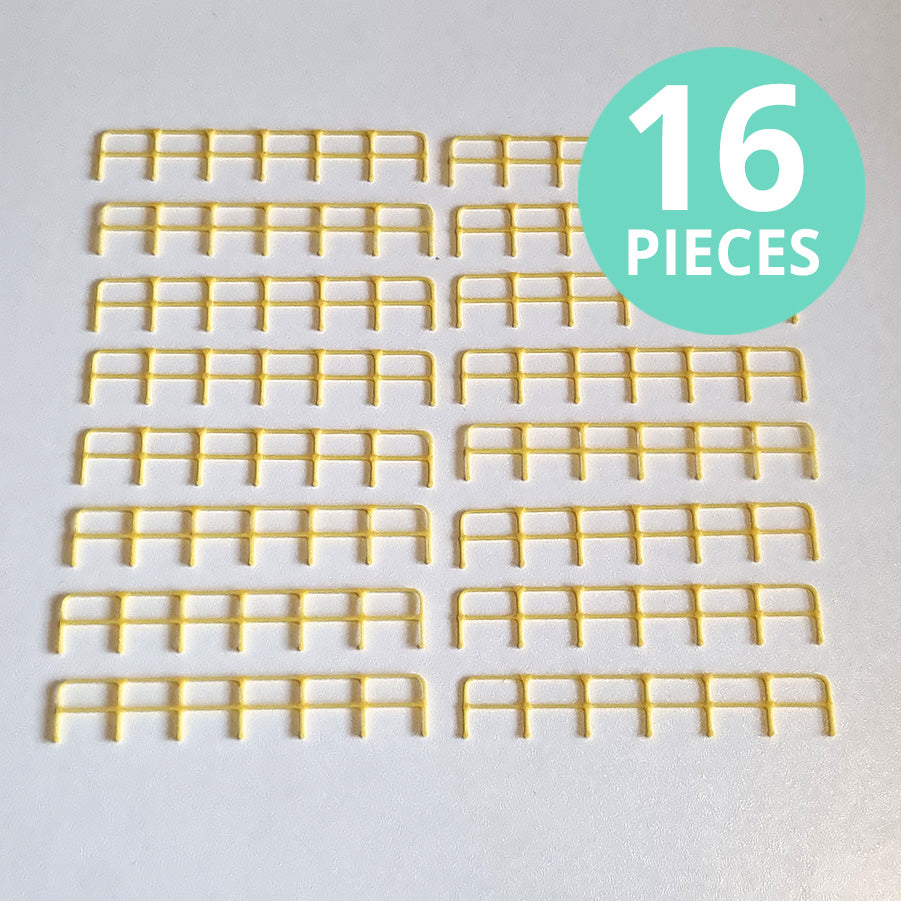 Safety Railings Yellow 00 gauge 1/76