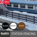 Station Fences Diagonal Style fencing 10 pack, 3 colours  OO gauge 1/76
