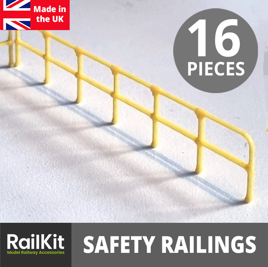 Safety Railings Yellow 00 gauge 1/76