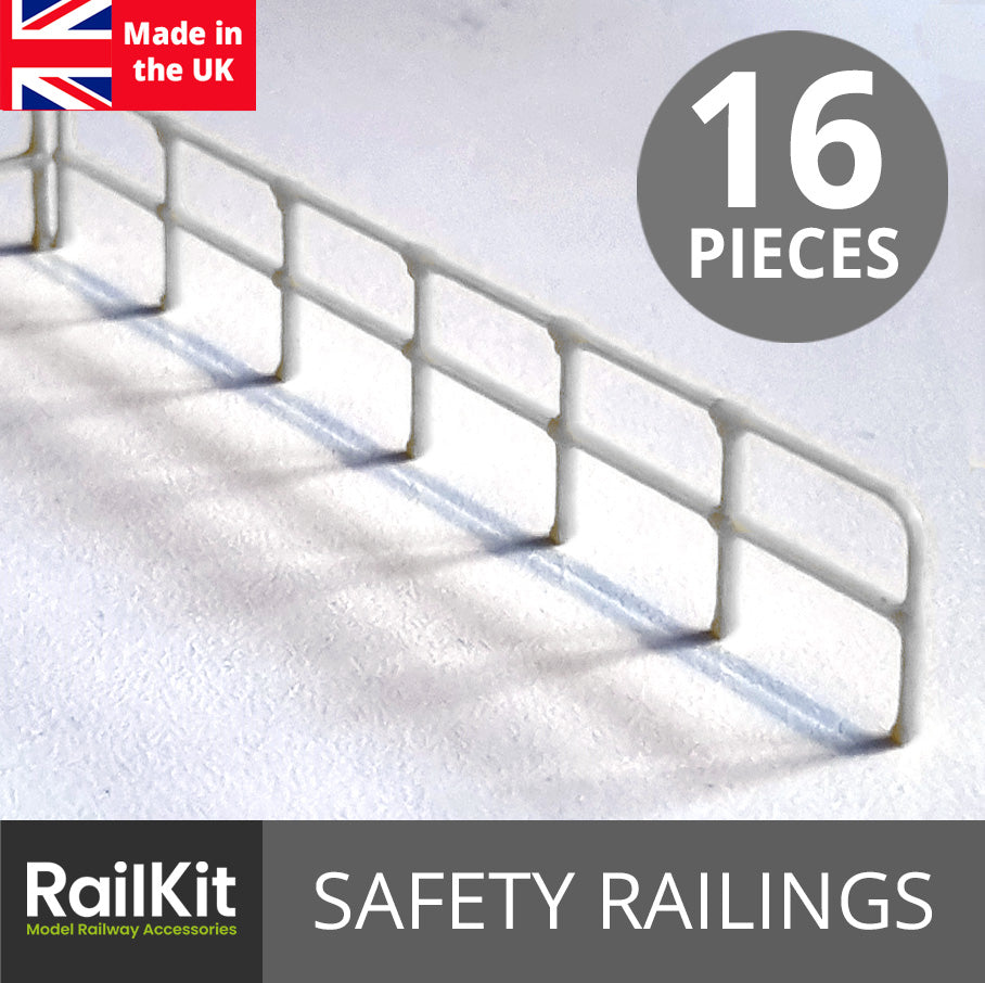 Safety Railings Silver 00 gauge 1/76