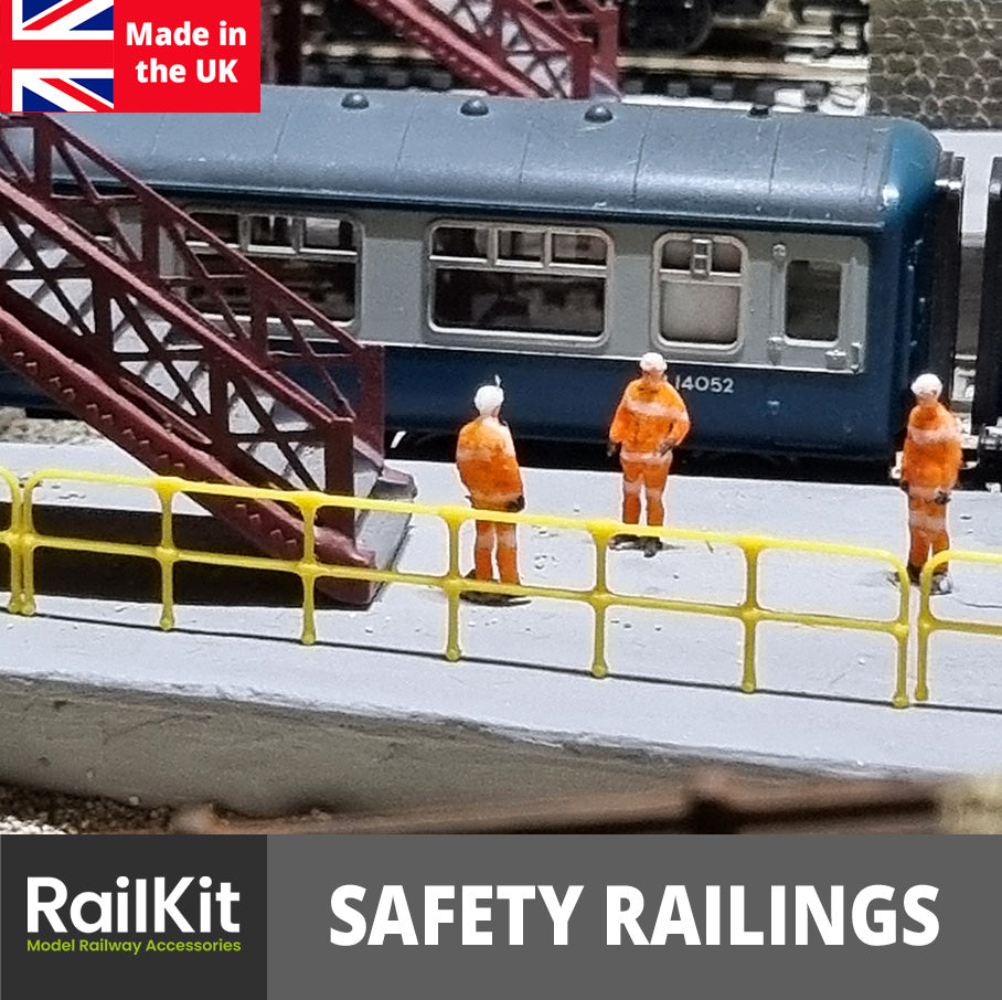 Safety Railings Yellow 00 gauge 1/76