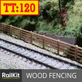TT:120 Fencing, Railings, 13 pack model railway wood fences MULTI colours 1/120