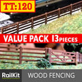 Fencing & Gates Model Railway Fences TT gauge 1/120 train fences 13 pack